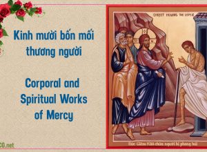 Kinh 14 mối thương người. Corporal and spiritual works of mercy.