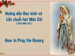 Hướng dẫn lần chuỗi hạt mân côi, đọc kinh mân côi. How to pray the rosary.