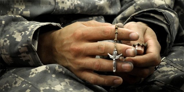 Lời kinh cầu nguyện của người lính, quân nhân.