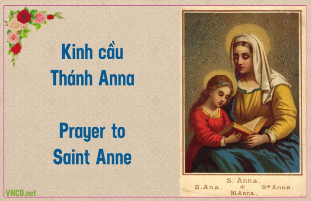Kinh cầu Thánh Anna (Thánh bổn mạng, thánh quan thầy).