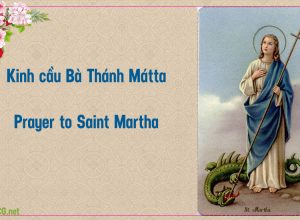 Kinh cầu Thánh Mátta, prayer to Saint Martha.