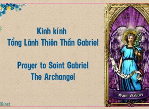 Kinh Tổng Lãnh Thiên Thần Gabriel. Prayers to Saint Gabriel the Archangel.