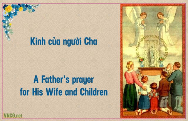 Kinh của Người cha cầu nguyện cho gia đình và vợ con mình.