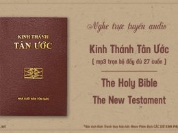 Nghe trực tuyến/online đầy đủ Kinh Thánh Tân Ước 27 cuốn, download.