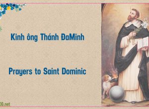 Kinh cầu ông Thánh ĐaMinh Đa Minh. / Prayers to Saint Dominic, Dominico.