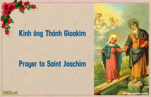 Kinh ông Thánh Gioakim. Prayers to Saint Joachim.