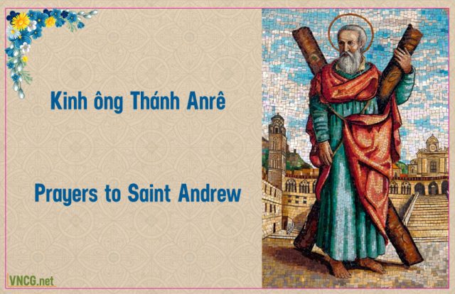 Kinh cầu ông Thánh Anrê. Prayers to Saint Andrew (Saint Andres).