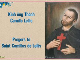 Kinh ông Thánh Camillo Lellis. Prayers to Saint Camillus de Lellis.