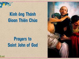 Kinh ông Thánh Gioan Thiên Chúa. Prayers to Saint John of God.