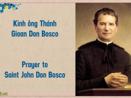 Kinh ông Thánh Gioan Don Bosco. Prayer to Saint John Don Bosco.