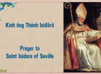 Kinh ông Thánh Isiđôrô. Prayer to Saint Isidore of Seville.