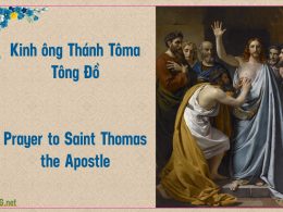 Kinh ông Thánh Tôma tông đồ. Prayer to Saint Thomas the Apostle.